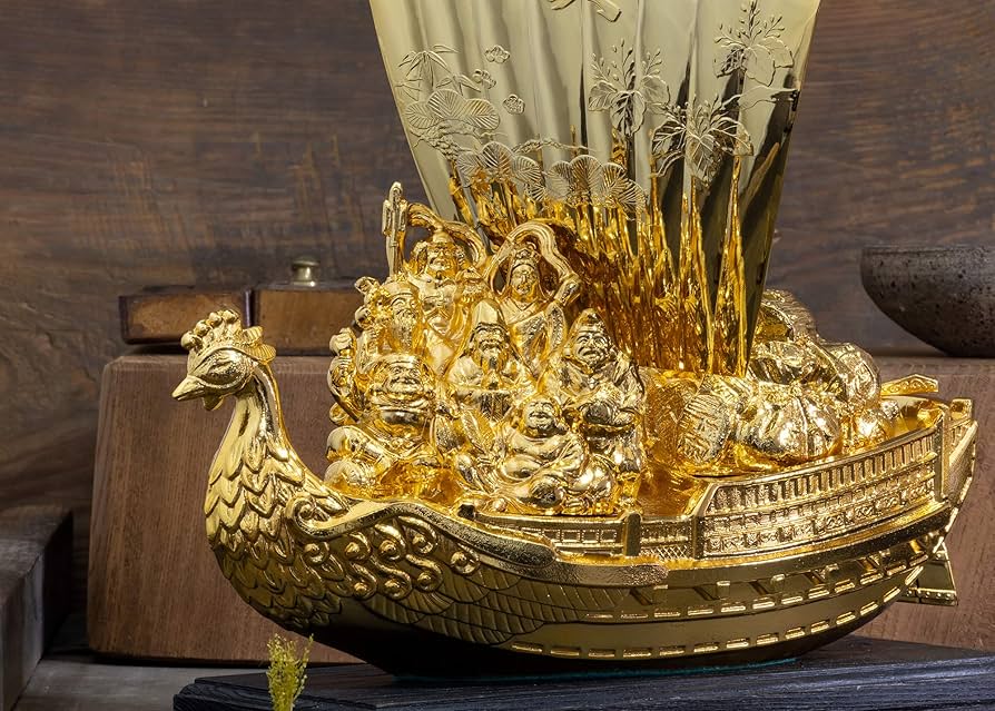 極上宝船置物　ケース付　台込1560g 東Y7-0827②トヒルウ product-750304.jpg?v=